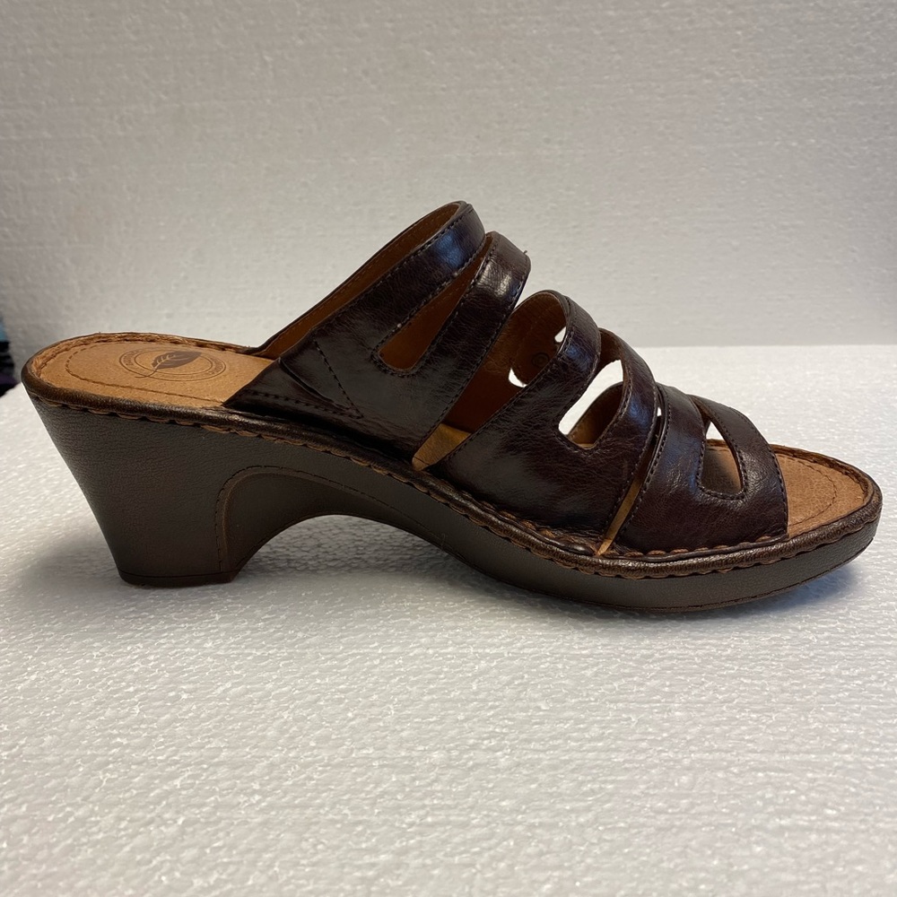 Nurture leather wedge sandals - Picture 5 of 11